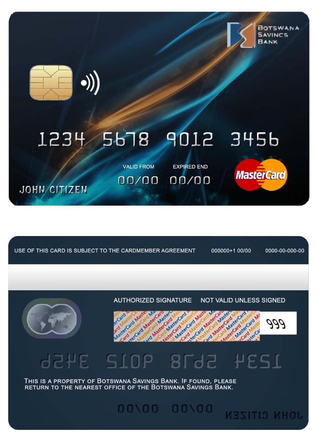 Botswana Savings bank mastercard
